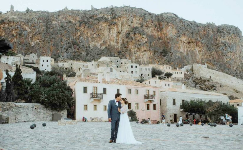 Get married in Monemvasia,Greece. A romantic place with stunning architecture, amazing stone buildings and washed out churches located inside the famous castle. The perfect place to eloped or get married with closest ones.
